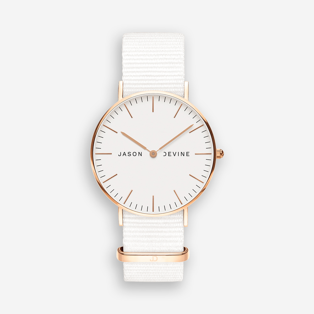 36 mm — White / White
