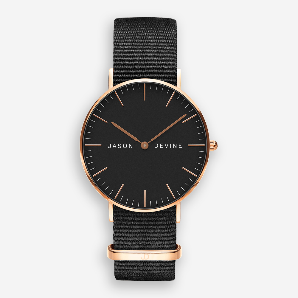 40 mm — Black / Black